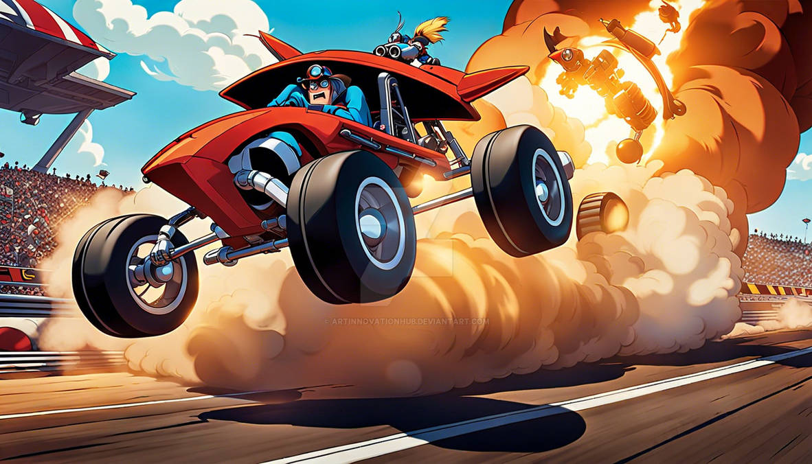 Speed Buggy Deviantart Speed Racer Gets Wacky by gojirob on DeviantArt
