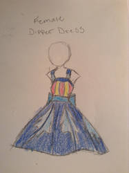 Gravity Falls: Dipper Dress Design