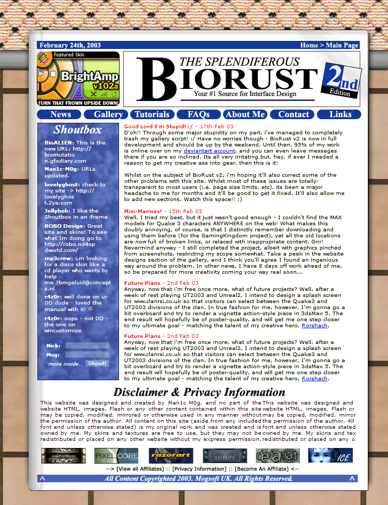 Abandoned Biorust v2 Design