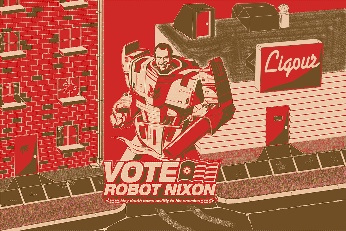 Robot Nixon wallpaper