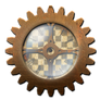 Steampunk Gear with Clock STOCK
