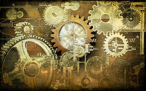 Steampunk Background STOCK