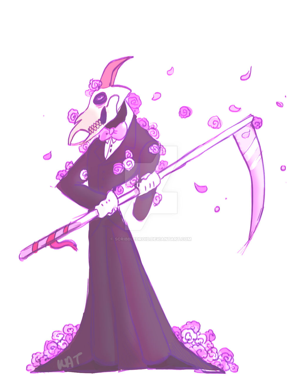 Ripper With Roses Rose Reaper by scribbledroid on DeviantArt