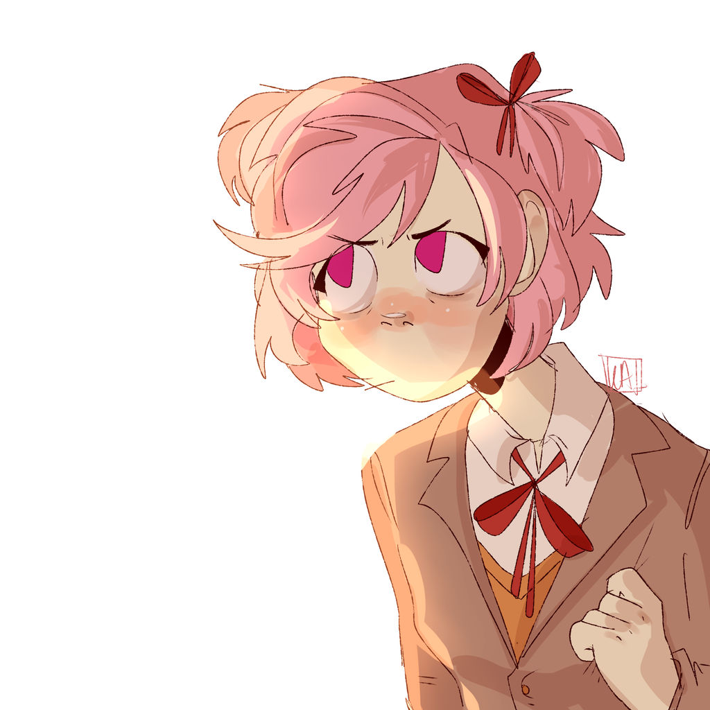 Natsuki Simple Natsuki by scribbledroid on DeviantArt