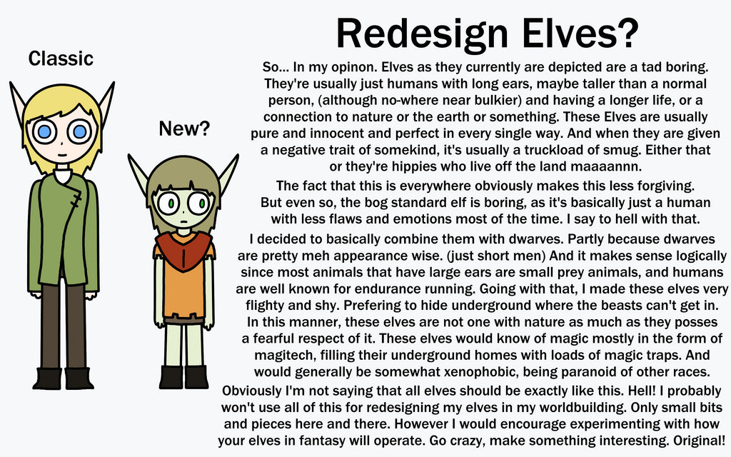 Redesign Elves? by rbstat on DeviantArt