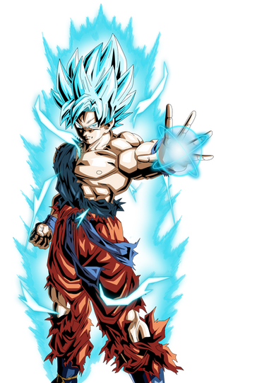 Goku Super Saiyan Blue (battle damaged) by HazeelArt on DeviantArt