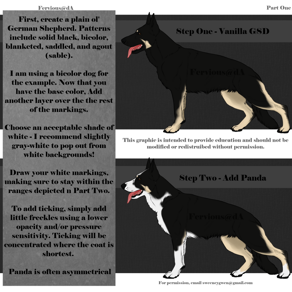 Sable panda german deals shepherd