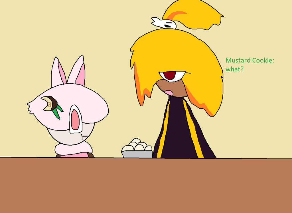 Moon Rabbit Cookie want Rice Cake by InkedEspeon on DeviantArt