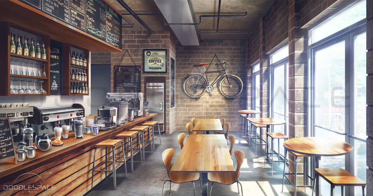 Hipster coffee Daytime | Visual Novel Background by doodle-space on  DeviantArt