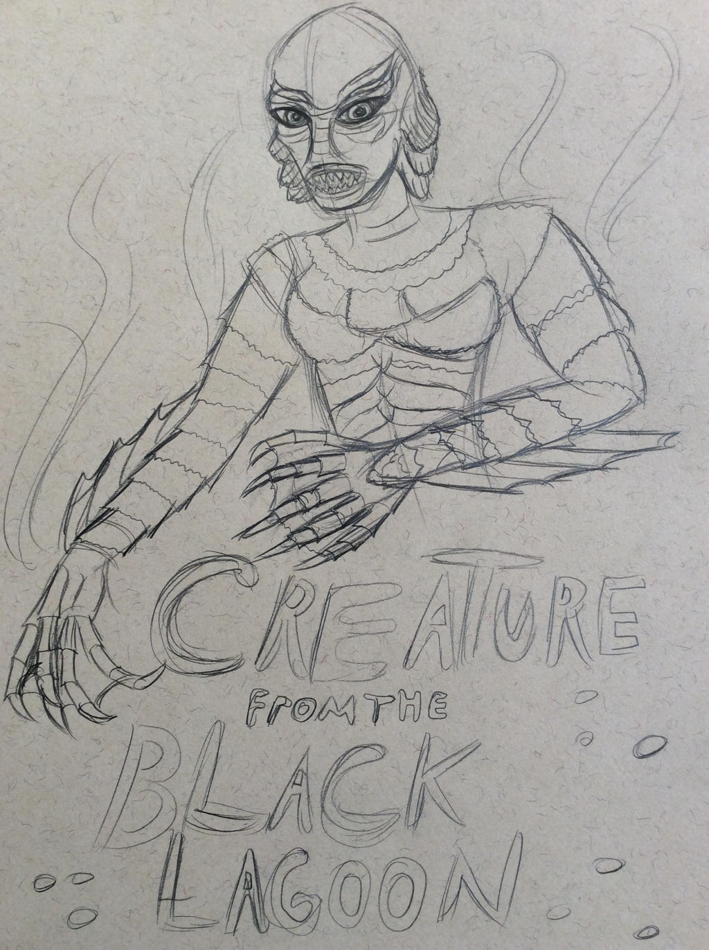 Creature from the Black Lagoon sketch