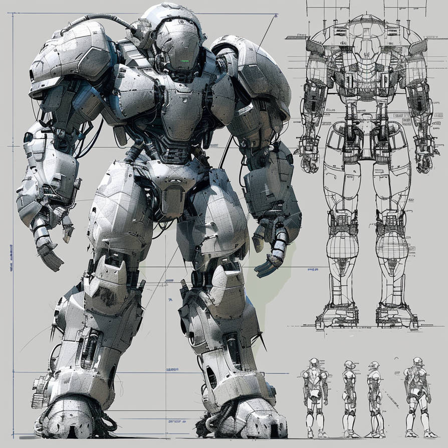 Mecha concept 2 by Henry88 on DeviantArt