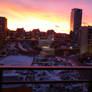 Balcony in Sunset