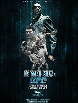 UFC 168 Poster 2