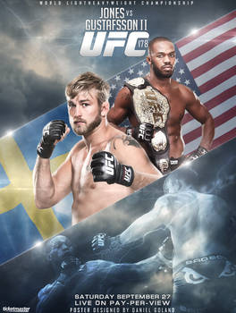 UFC 178 - Jones vs Gustafsson 2 - Unofficial Poste