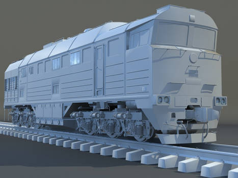 russian locomotive '2TE116'