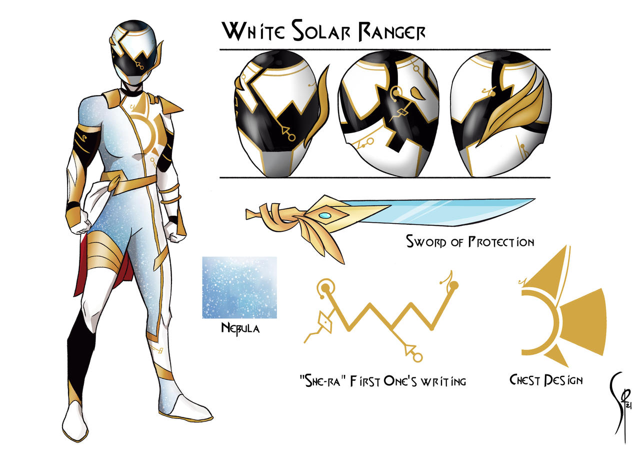 White Solar Ranger Adora by TheOneWithTheStuff on DeviantArt