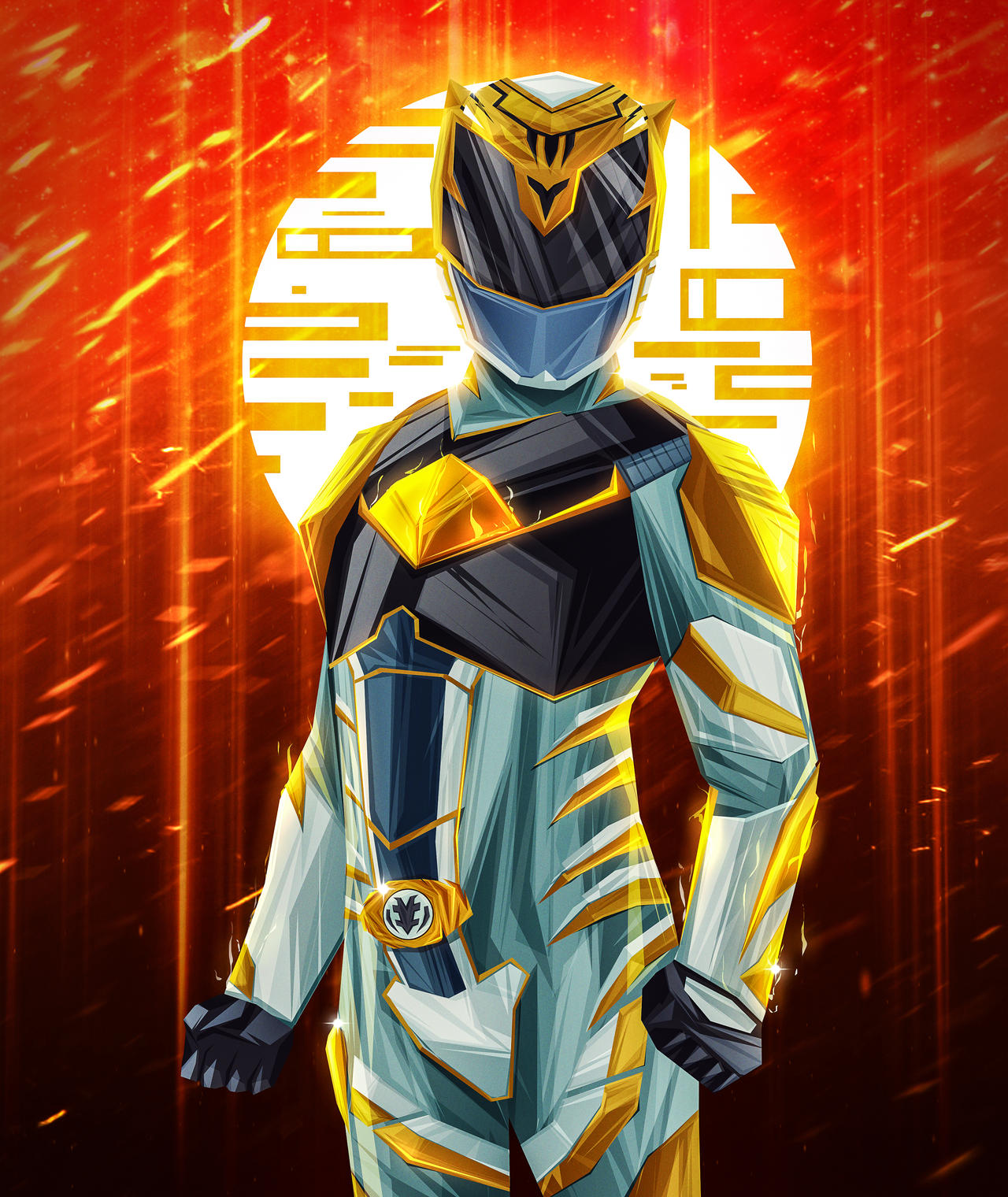 Power Rangers White Ranger Concept White Power Ranger Tattoo