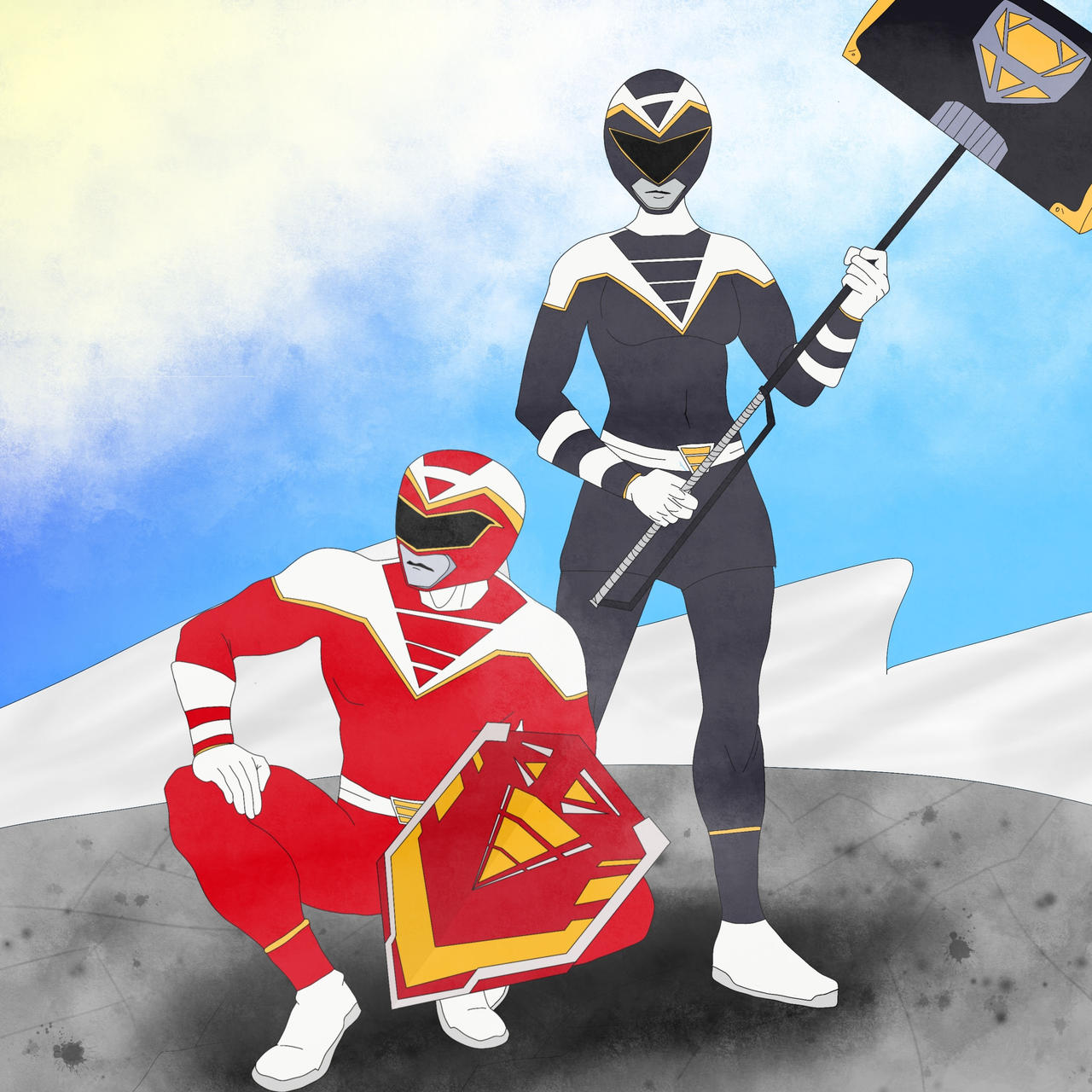Original Rangers Request by TheOneWithTheStuff on DeviantArt
