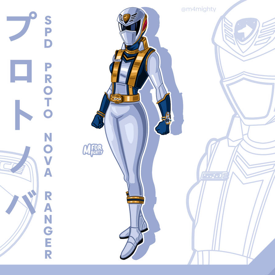 Fen'ari Dalan, SPD Proto Nova Ranger by TheOneWithTheStuff on DeviantArt