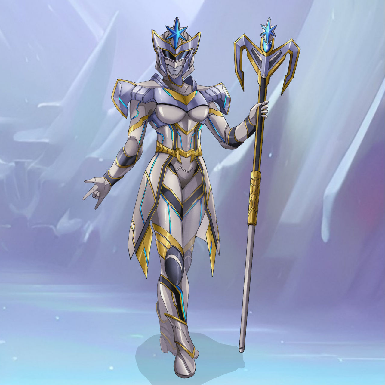 Power Rangers 2017 - White Mystic Force Ranger by TheOneWithTheStuff on ...