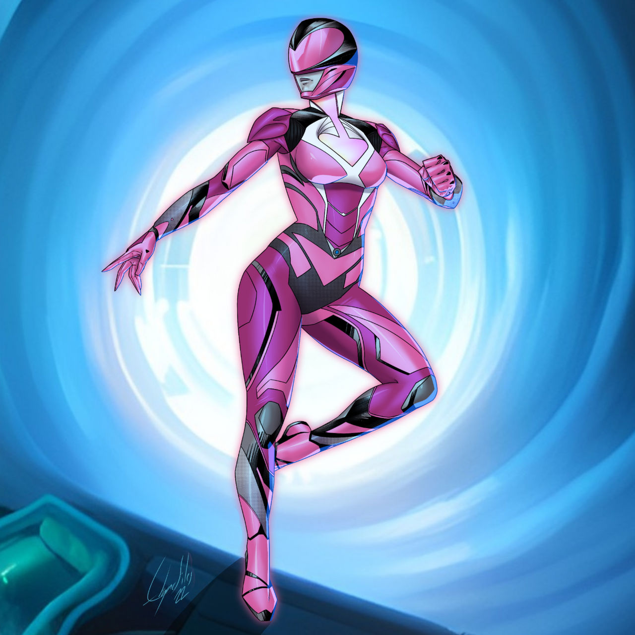 Power Rangers 2017 - Pink Time Force Ranger by TheOneWithTheStuff on ...