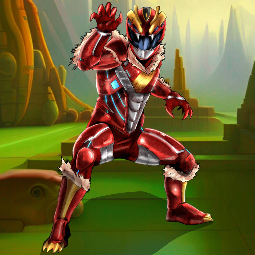 Power Rangers 2017 - Red Wild Force Ranger by TheOneWithTheStuff on ...