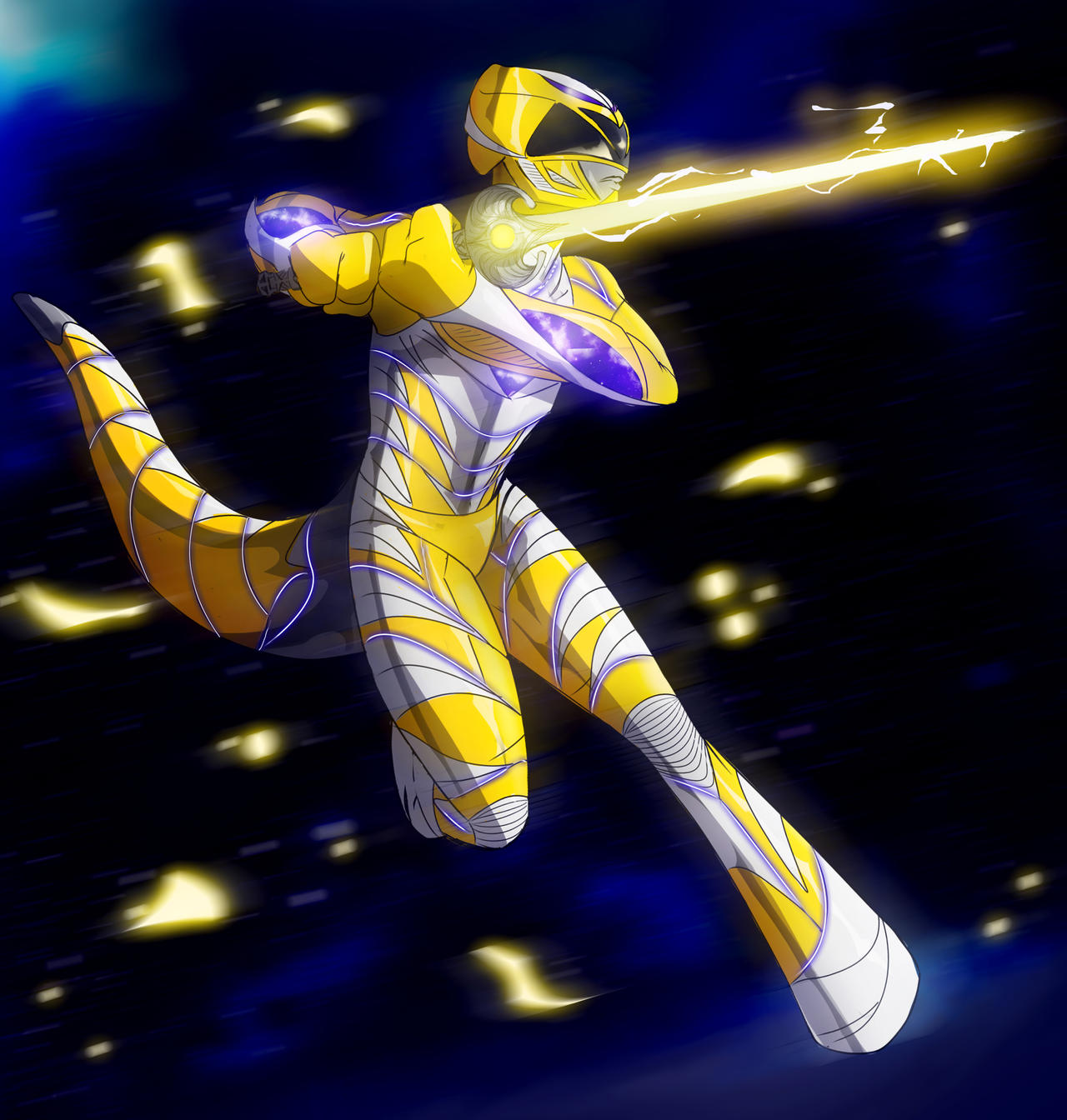 Power Rangers 2017 - Yellow Lost Galaxy Ranger by TheOneWithTheStuff on ...