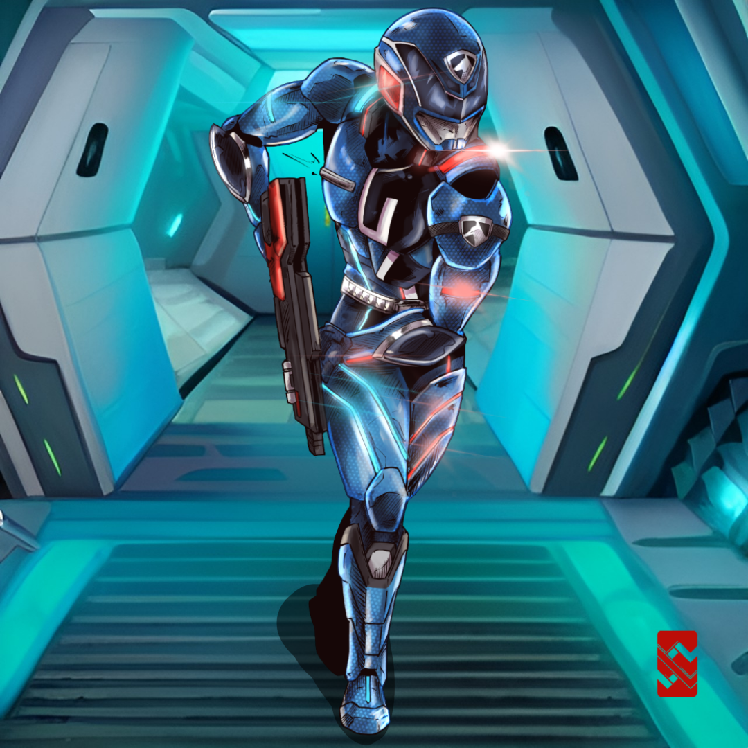 Power Rangers 2017 - Blue SPD Ranger by TheOneWithTheStuff on DeviantArt