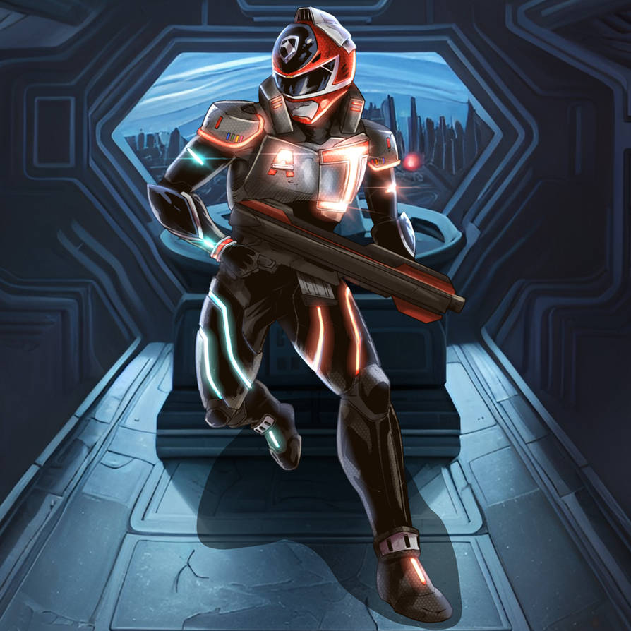 Power Rangers Spd Inflaton Power Rangers 2017 - A-Squad Red SPD Ranger by TheOneWithTheStuff on ...
