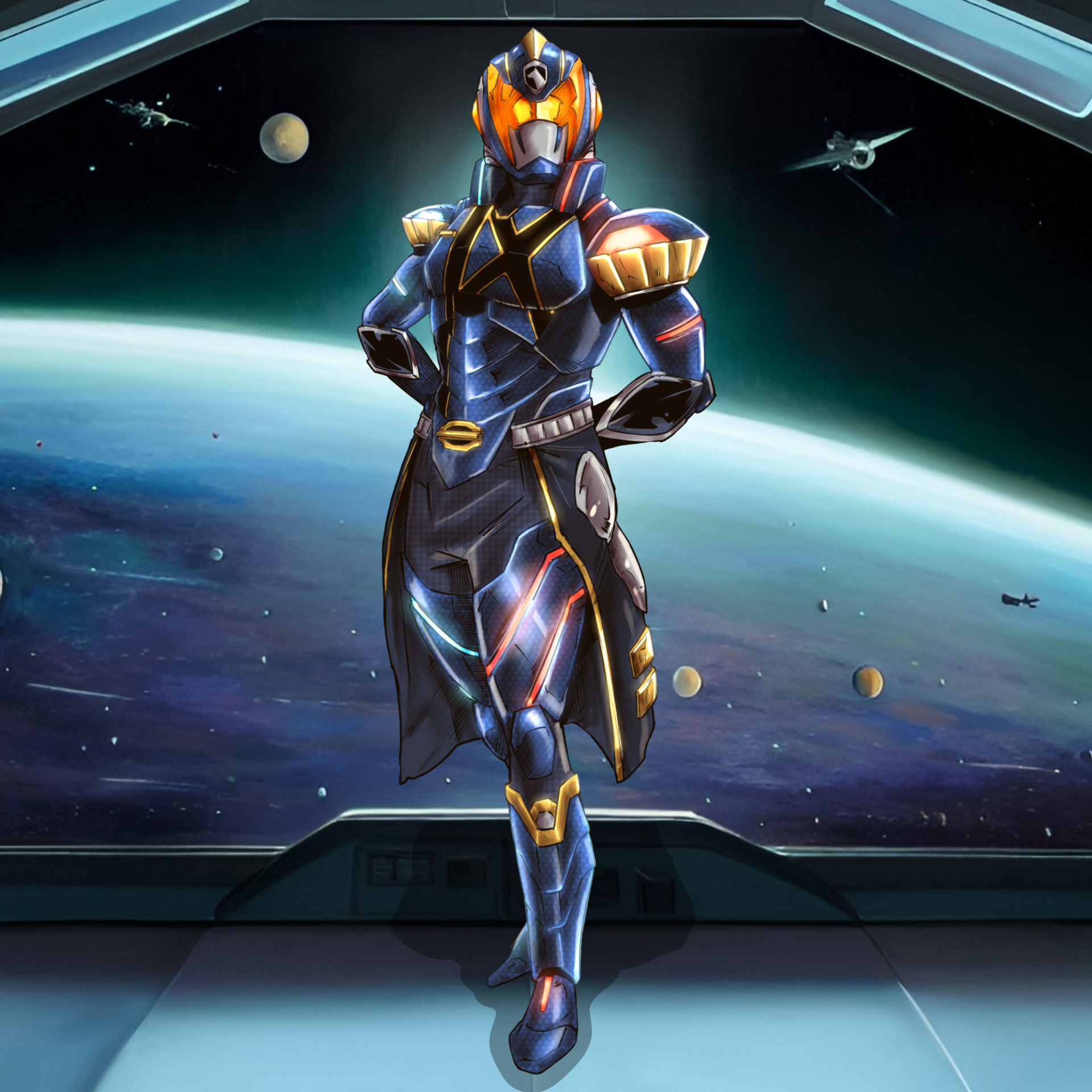 Power Rangers 2017 - SPD Aqua Ranger by TheOneWithTheStuff on DeviantArt