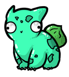 Pokederp - 001 Bulbasaur by huskyapocalypse
