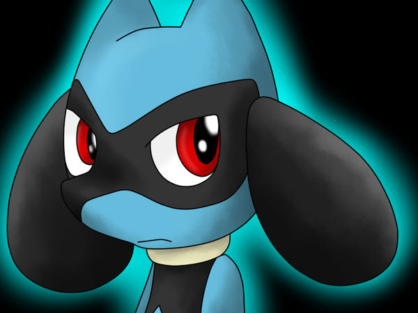 Riolu Portrait by PanzerDamen on DeviantArt