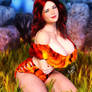 Redhead Cavegirl