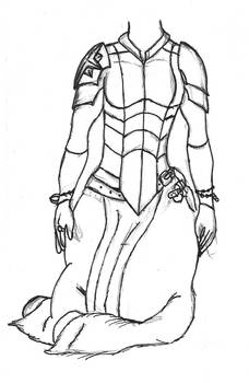 Violet's Armor DnD Centaur fashion 1