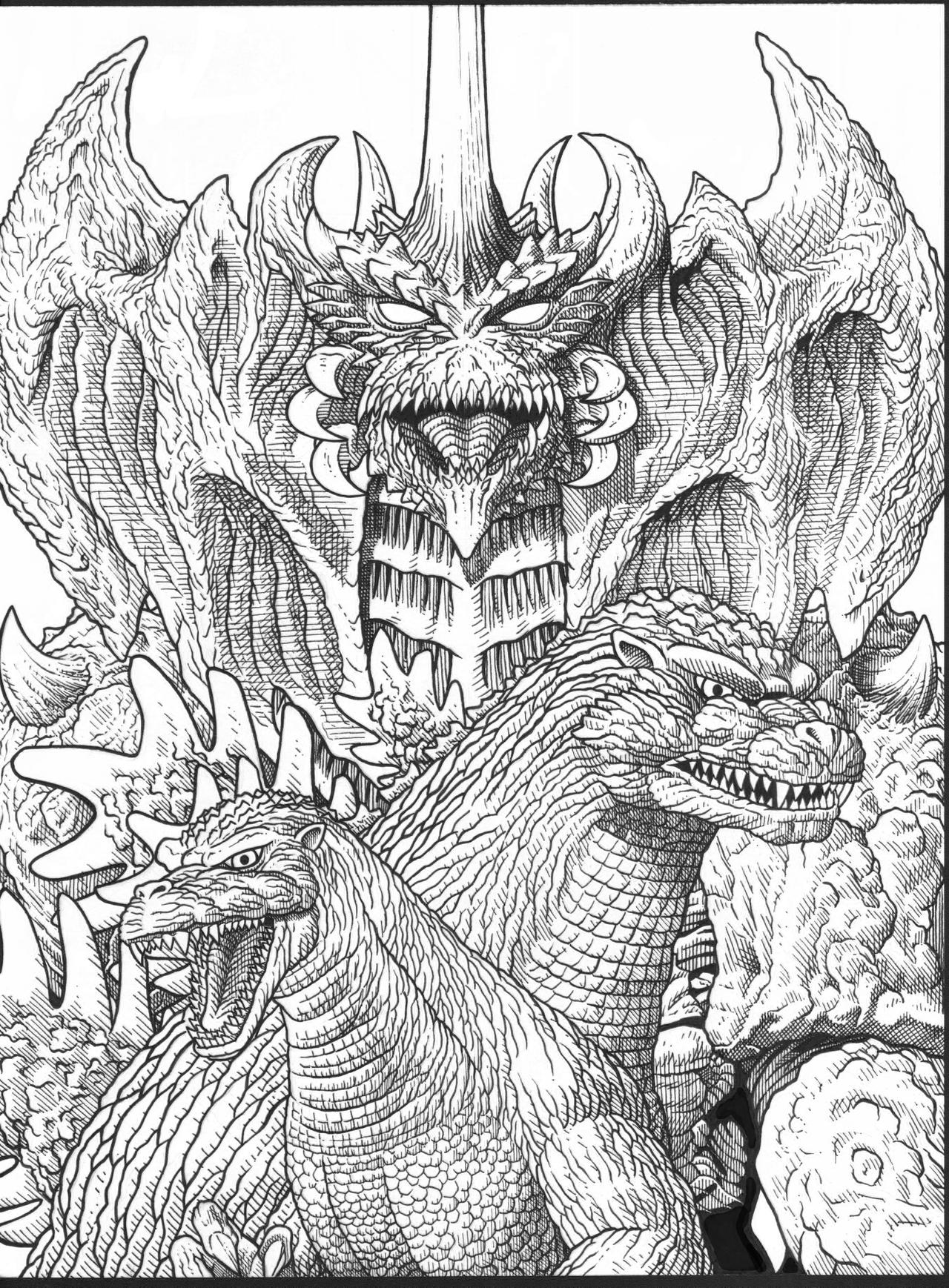 Godzilla vs Destroyah 25th by AmirKameron on DeviantArt