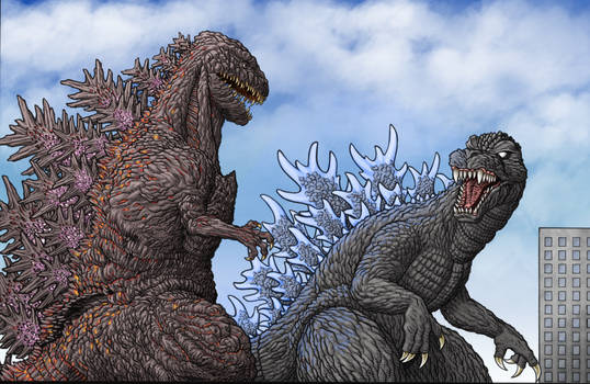 Shin Godzilla vs GMK Godzilla