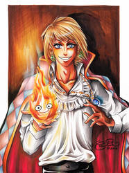 Howl and Calcifer r e d o