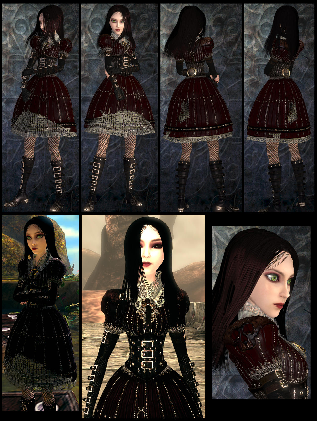 Alice 2_steamdress red-death-skin by Cerberus071984 on DeviantArt