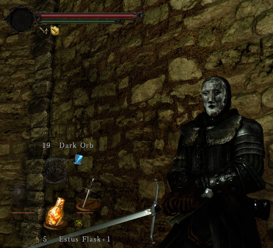 Dark Souls 2 - Mask-skin + HUD-mods by on DeviantArt