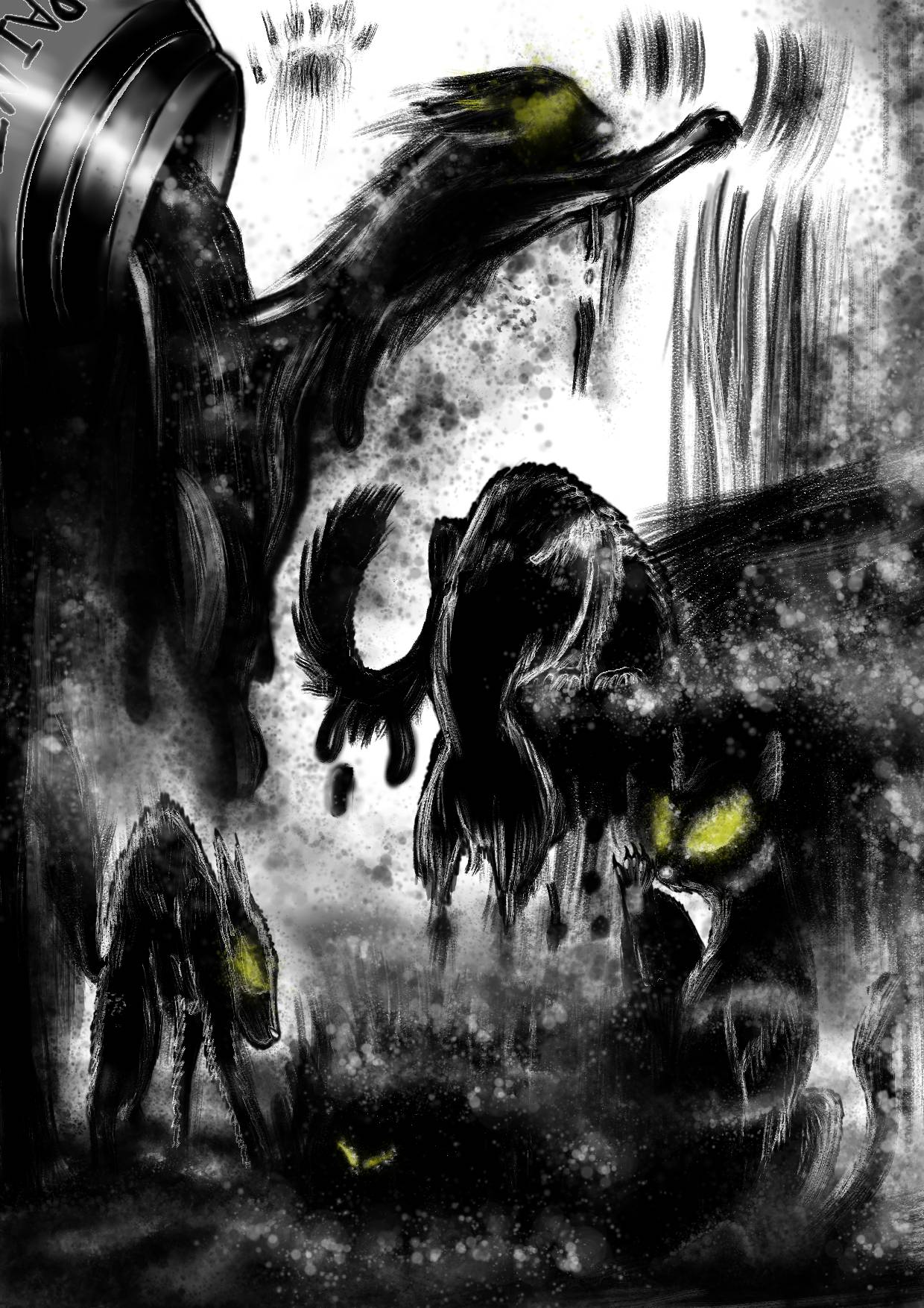 Woman Ink Demon Ink demons by HellborneArtist on DeviantArt