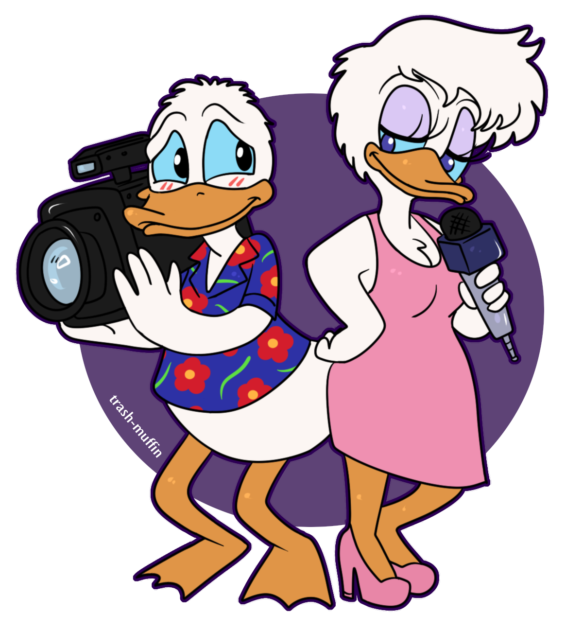 [fan] Daisy And Donald Quack Pack By Trash Muffin On Deviantart