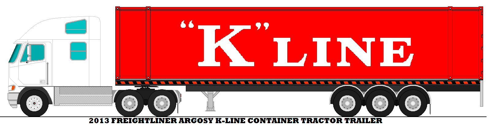 2013 Freightliner Argosy K-line Container. by mcspyder1 on DeviantArt
