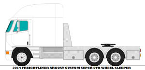 2014 Freightliner Argosy Custom 5th wheel.