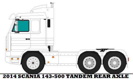 2014 Scania 143-500 Tandem Rear Axle by mcspyder1 on DeviantArt