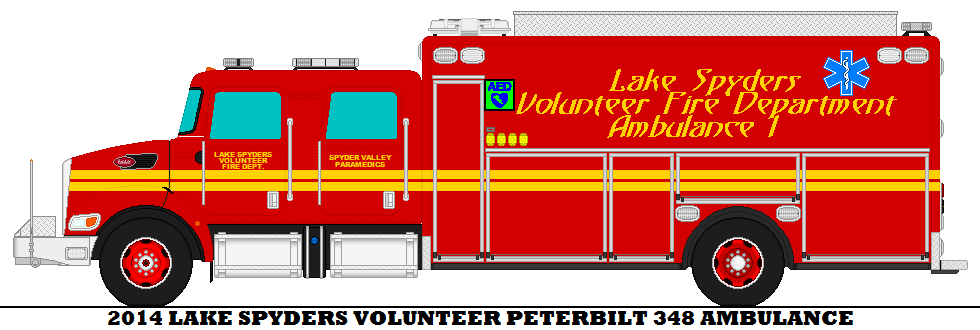 Lake Spyders Volunteer Peterbilt 348 Ambulance