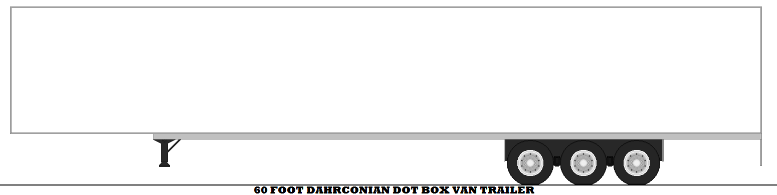 60 Foot Dahrconian Dot Box Van Trailer