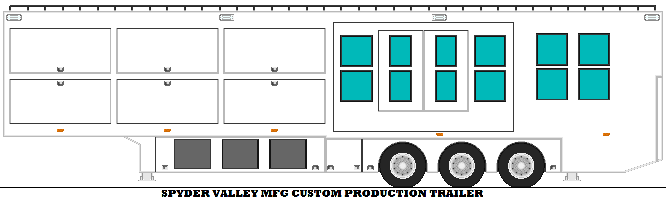 Spyder Valley Mfg Custom Production Trailer