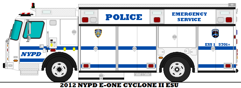 2012 NYPD E-One Cyclone II ESU by mcspyder1 on DeviantArt
