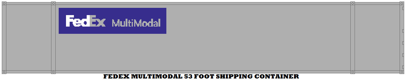 Fedex Multimodal 53 Foot Shipping Container by mcspyder1 on DeviantArt