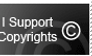 I Support Copyrights Stamp